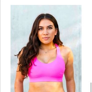 NWT ZYIA hot pink light and tight Bra